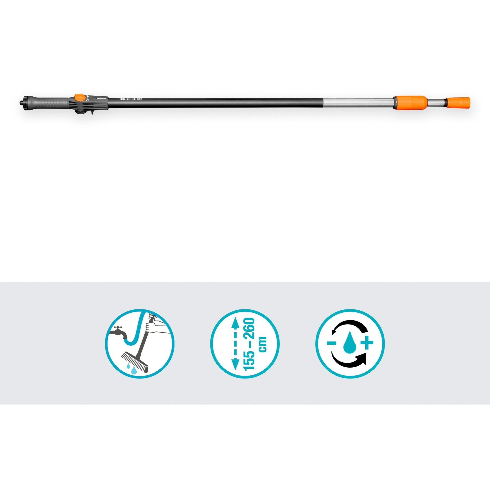 Gardena Cleansystem Teleskopstahl m XL für Verde