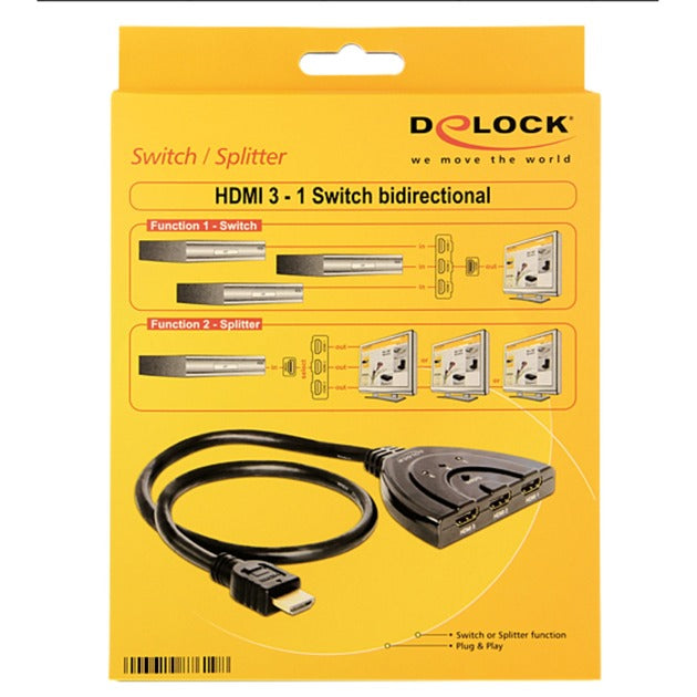 Delock HDMI 3> 1 Schalter