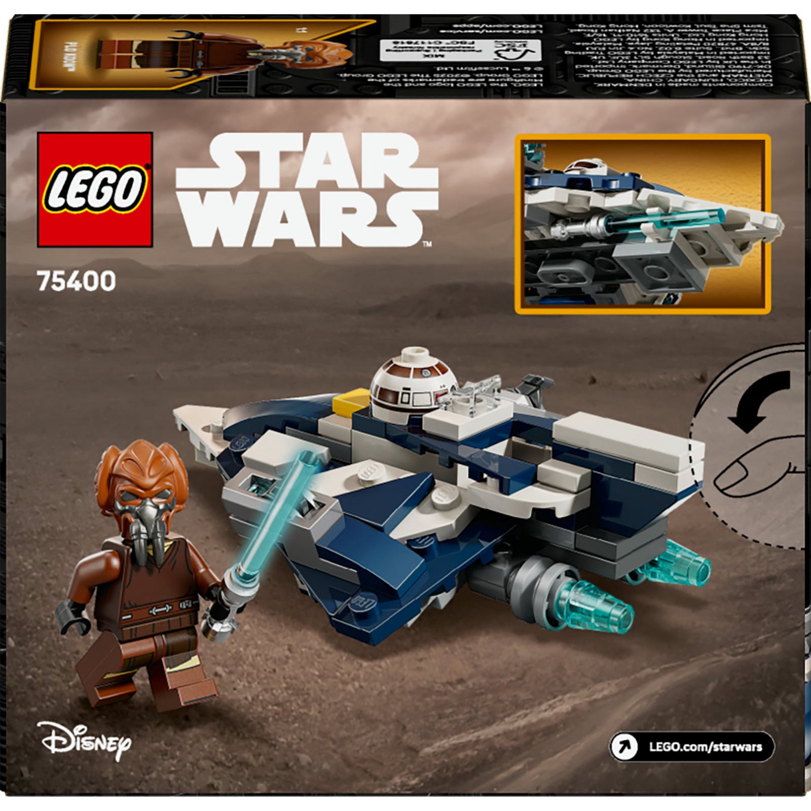 LEGO 75400 Star Wars Plo Koons Jedi Starfighter Mikrofighter