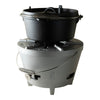 The Windmill Dutch Oven 4,5 qt Kochtopf (schwarz, ø 25,5 cm | 3,8 Liter)