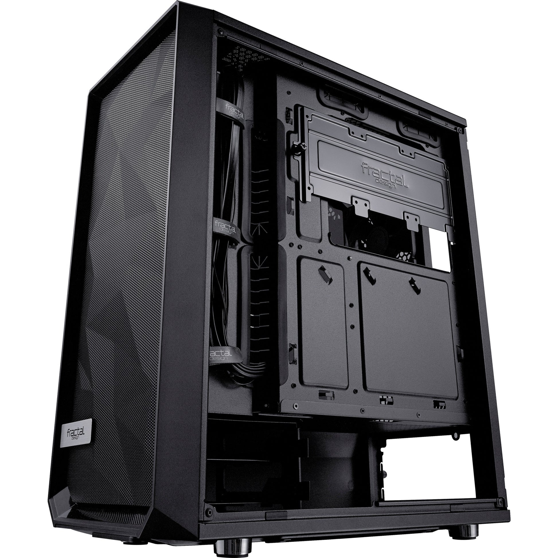 Fraktales Design meshify c dunkle getemperte Glas