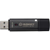 Kingston Ironkey Locker+ 50 G2 USB-Flash-Laufwerk 128 GB USB-Stick (Anthrazit, USB-A 3.2 Gen 1)