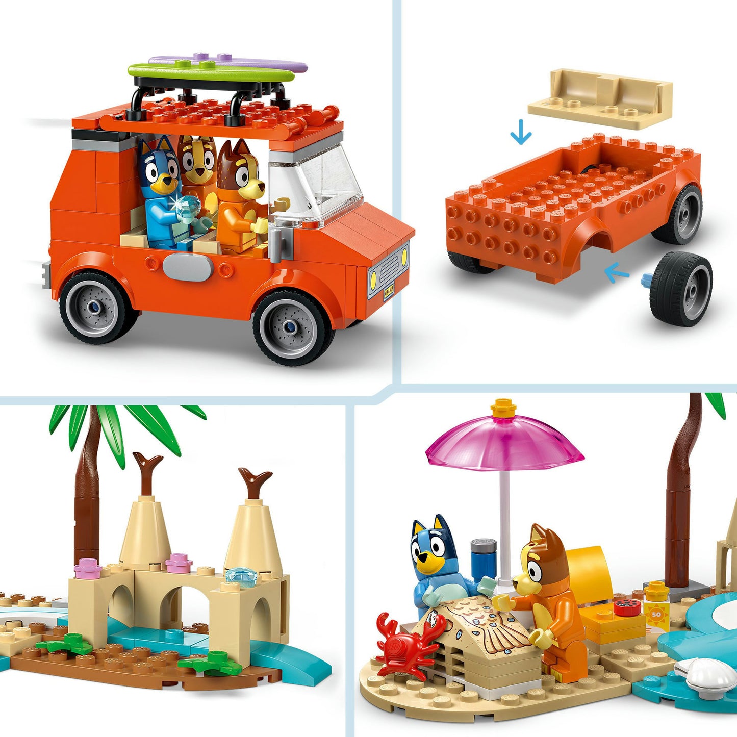 LEGO Duplo 11202 Bluey's Fahrt zum Strand