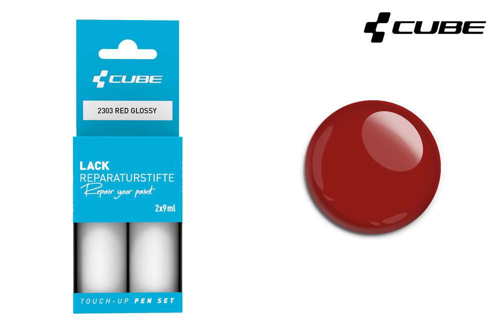 Cube Lackstift-Set rot glänzend