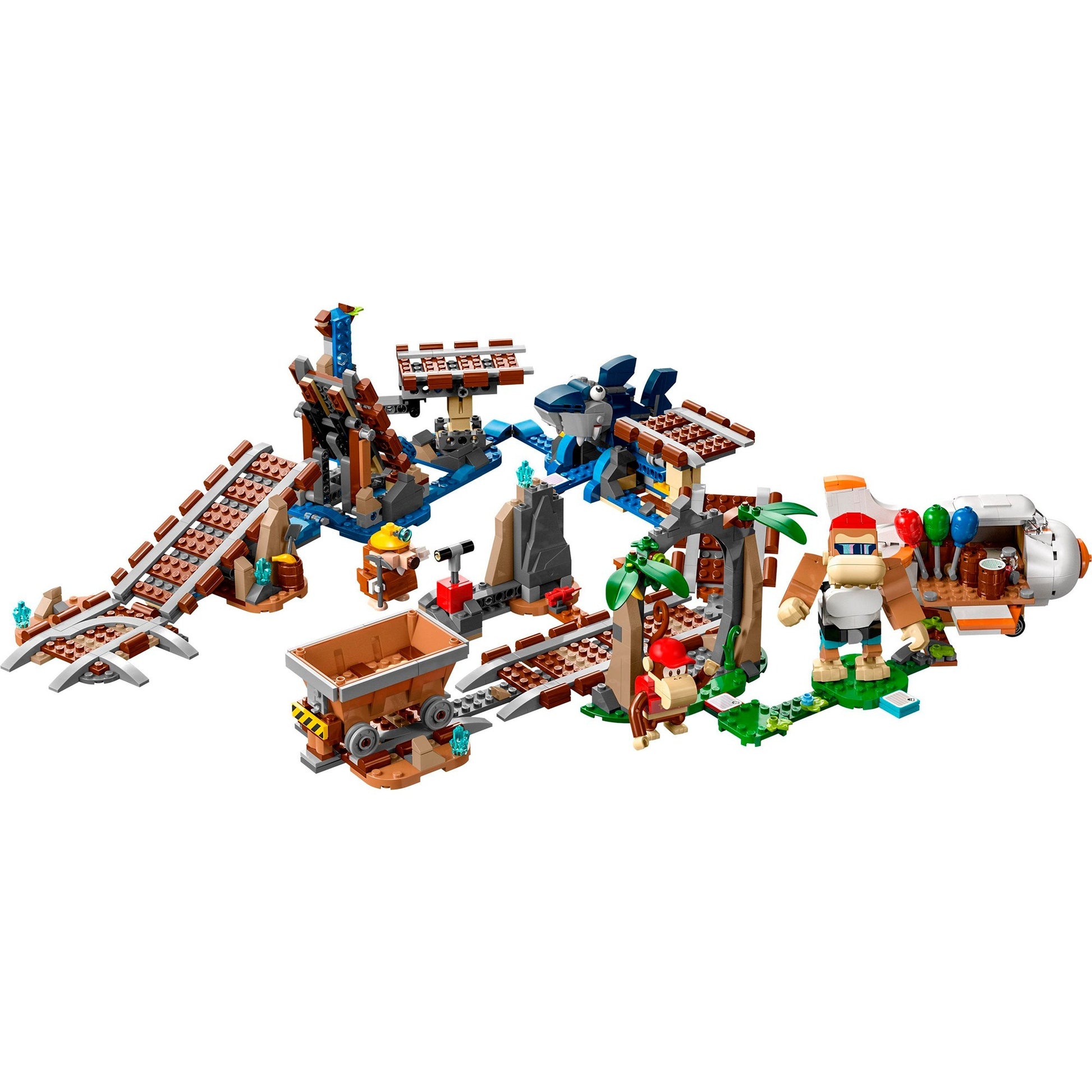 Lego Super Mario Erweiterungsset: Diddy Kong's Mine Cart Ride Konstruktionsspielzeug (71425)