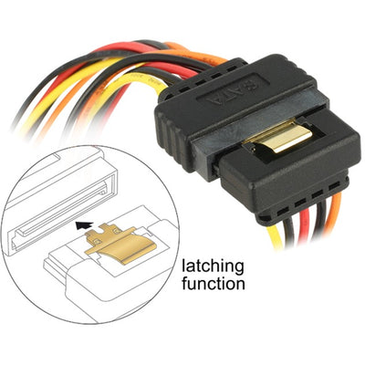 Delock Sata 15-pin> 2 x Sata 15-polige Kraft