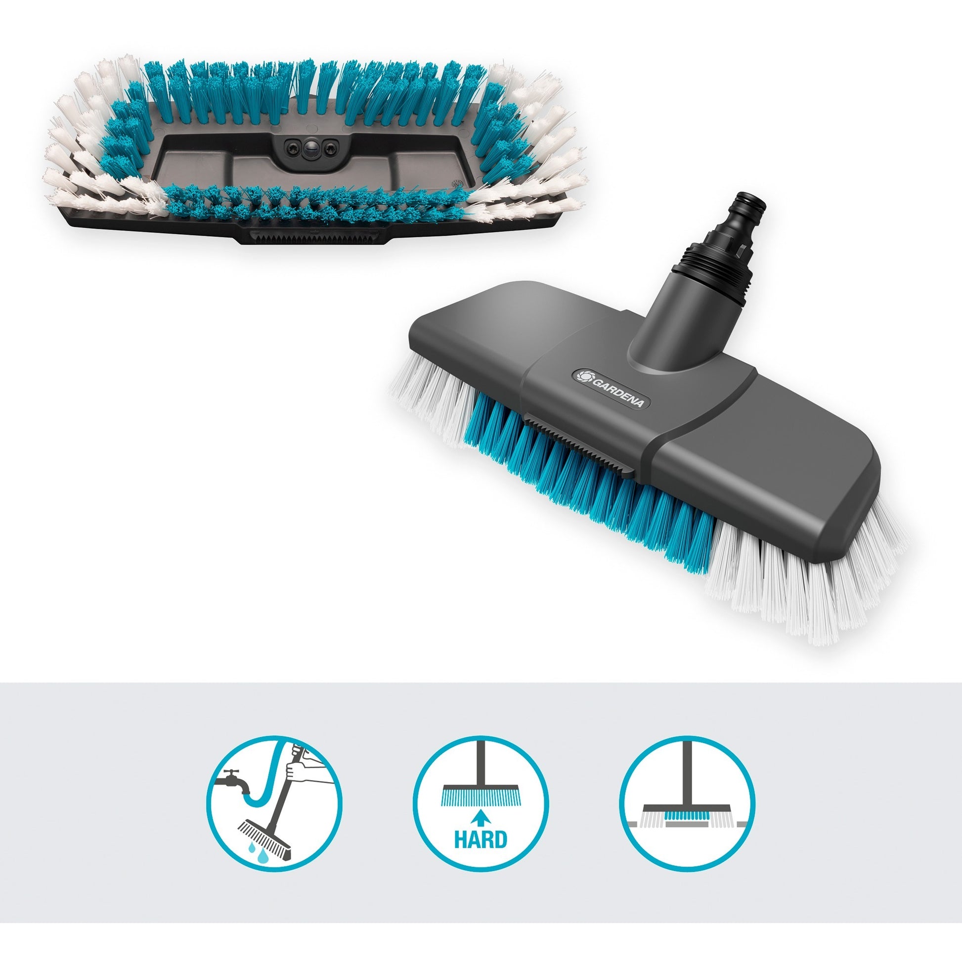 Gardena Cleansystem Stahlbrush hart
