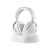Mchose V9 Turbo+ magnetisches kabelloses Over-Ear-Gaming-Headset (weiß silber, Nintendo Switch, Playstation 4, Playstation 5, Mobil, PC, 2,4 g Bluetooth USB)