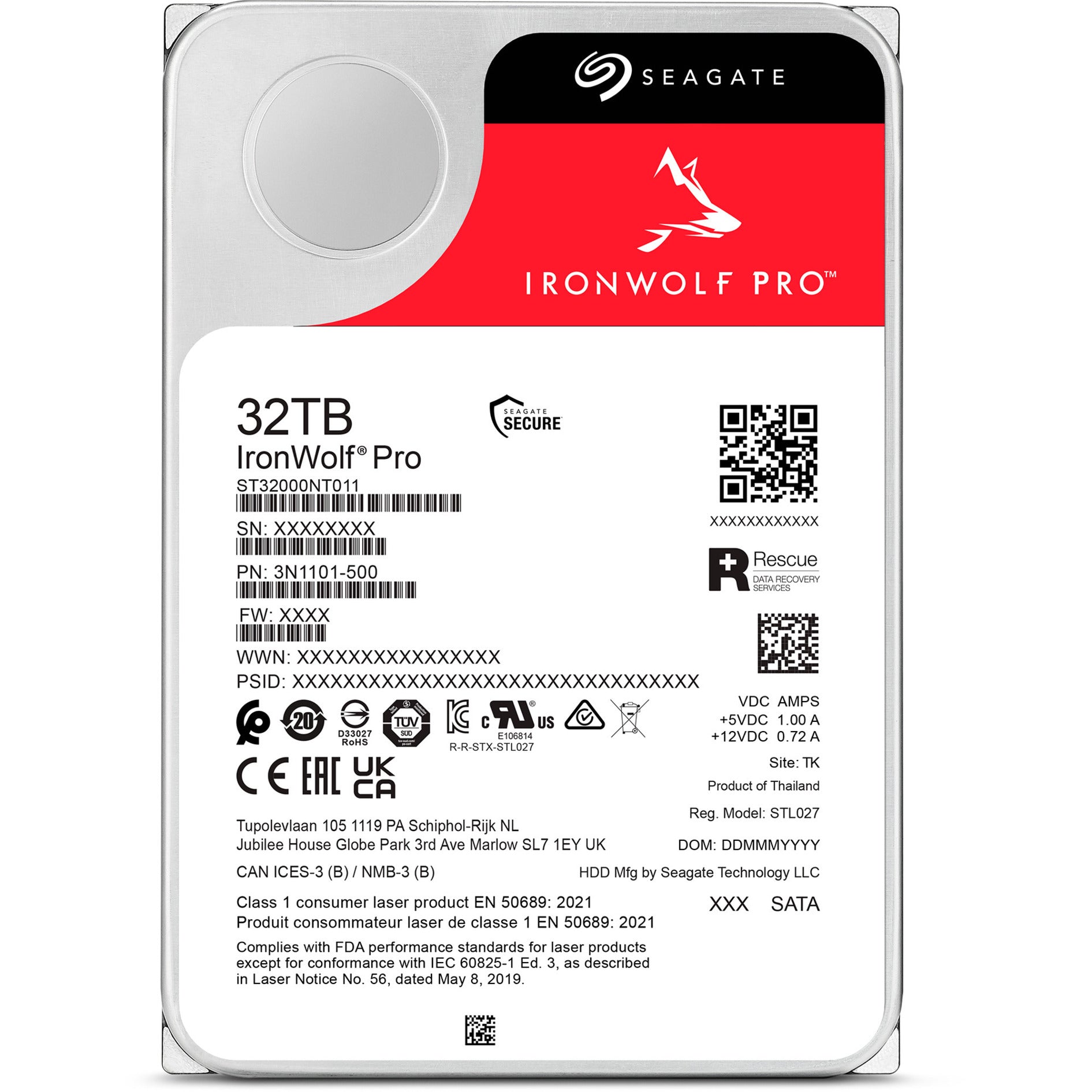 Seagate IronWolf Pro 32 TB Festplatte (SATA 6 GB, 3,5)