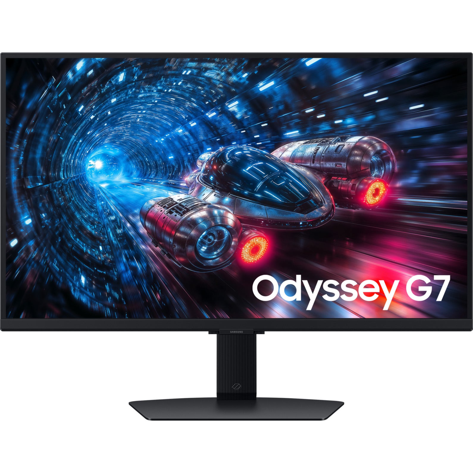 Samsung Odyssey G7 G70F 27 4K UHD Gaming-Monitor (schwarz, 2x HDMI, DisplayPort, 2x USB-A, USB-B, 180 Hz 360 Hz)