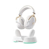Mchose V9 Turbo+ magnetisches kabelloses Over-Ear-Gaming-Headset (Hochglanz-Weißgold, Nintendo Switch, Playstation 4, Playstation 5, Mobil, PC, 2,4 G Bluetooth USB)