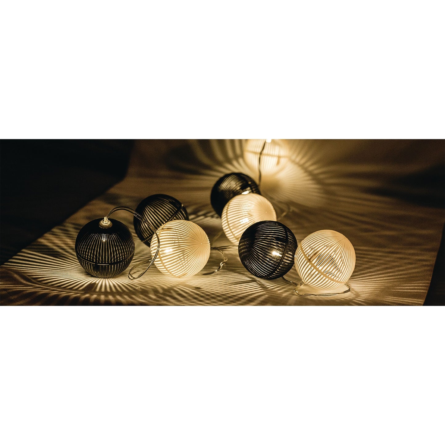 Verschiedene Lichtgirlande Ball 10 LED