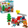 Lego Duplo Town 10473 Feuerwehrauto mit Schlauch und Feuerwehrmann