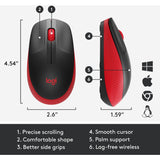 Logitech M190 Kabellose Maus in Standardgröße - afbeelding 4