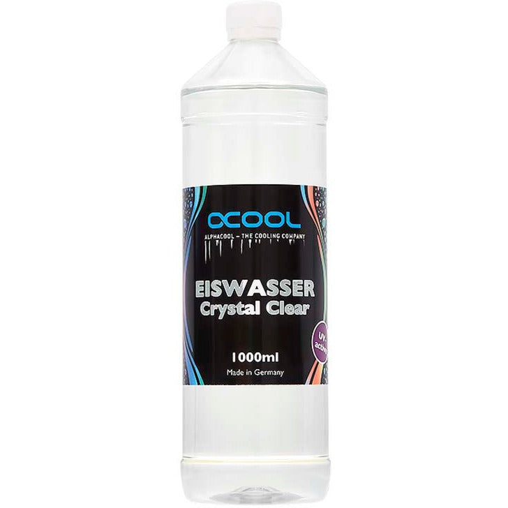 Alphacool Eiswasser Kristallklares UV-aktives Kühlmittel (transparent, 1000ml)