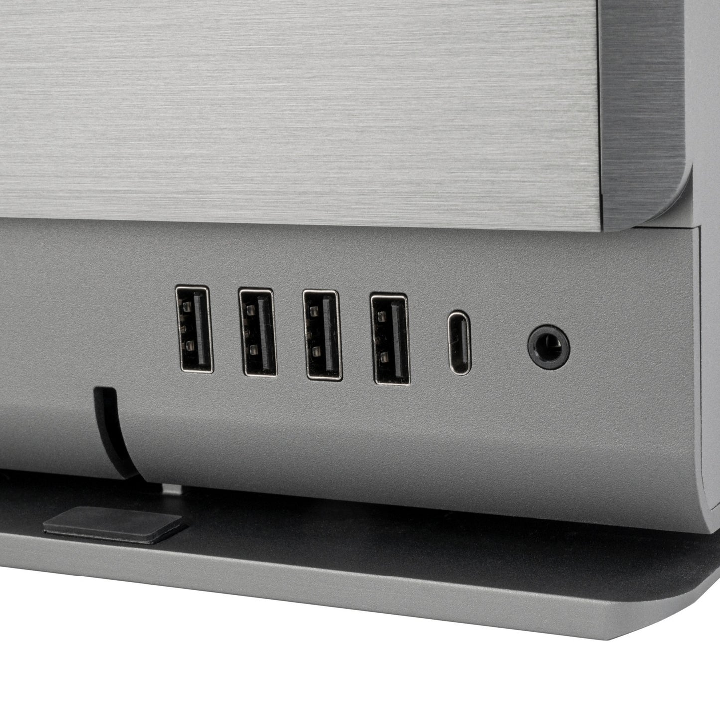 Silverstone Crown 04 HTPC-Gehäuse (dunkelgrau | 4x USB-A | 1x USB-C)