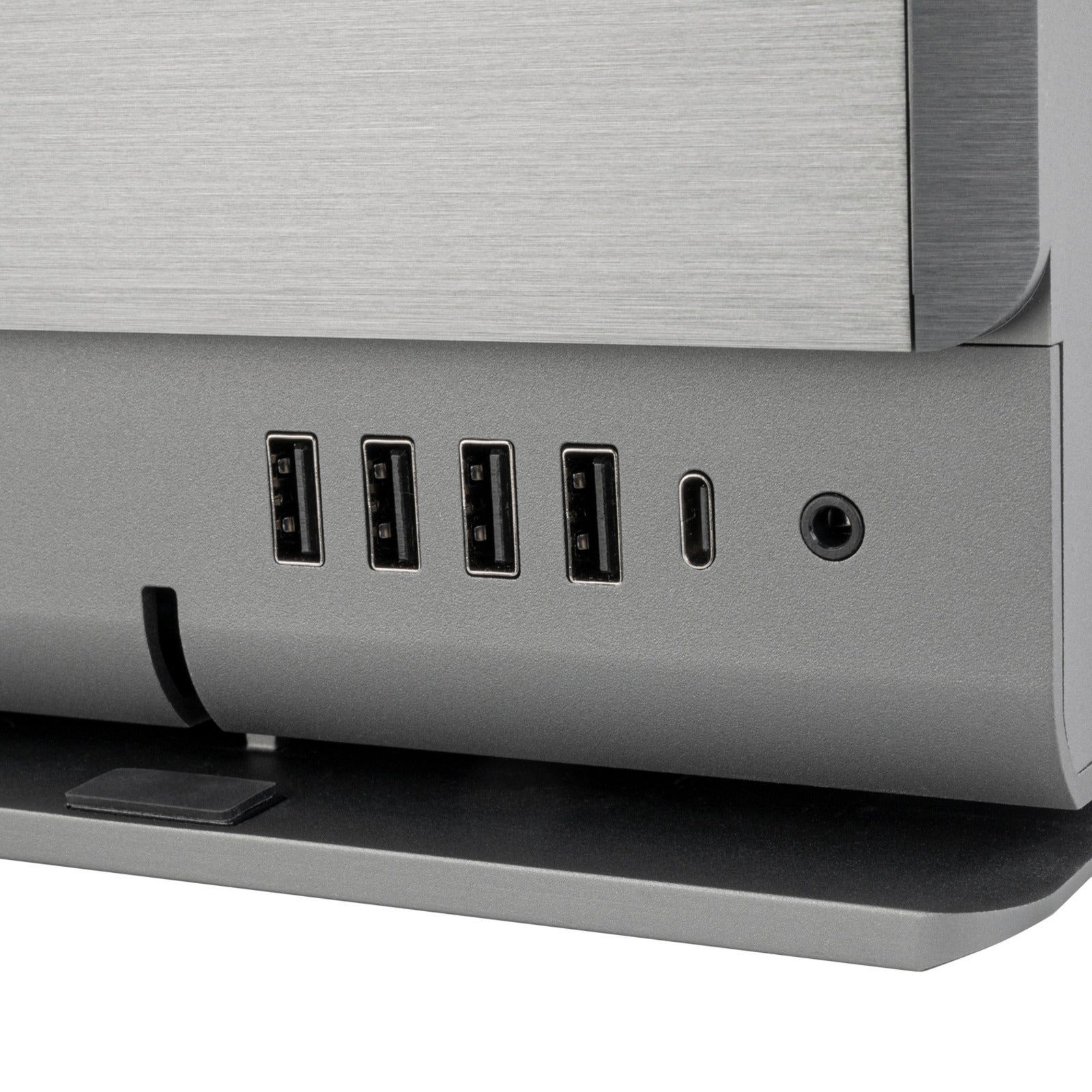 Silverstone Crown 04 HTPC-Gehäuse (dunkelgrau | 4x USB-A | 1x USB-C)