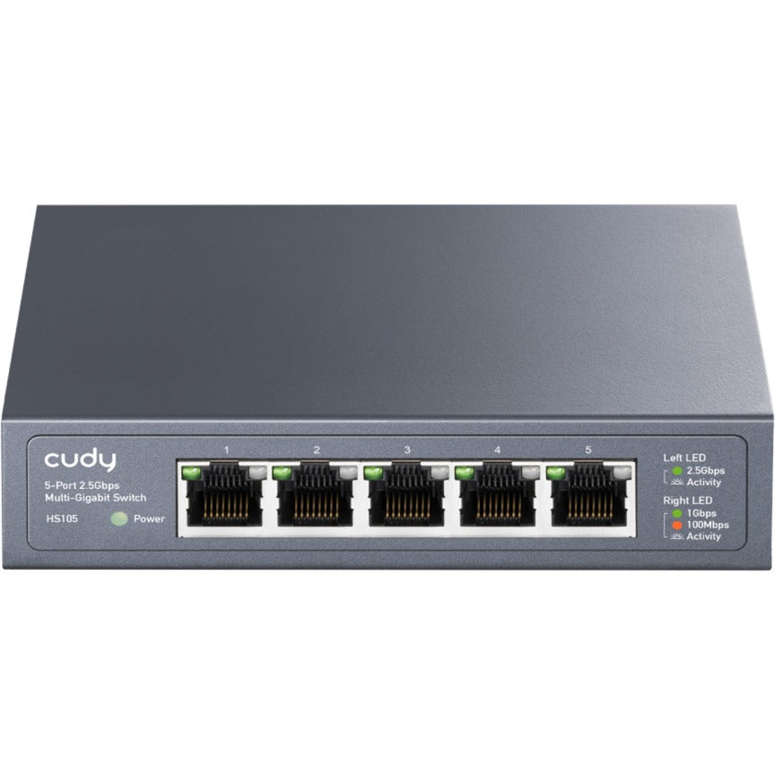 Cudy 5-Port 2,5g unmanaged Switch (schwarz)