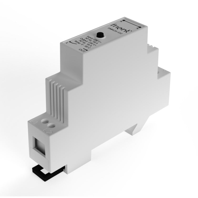 Frient Smart Din Relay Relais (hellgrau, ZigBee)