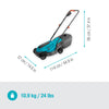 Gardena Akku-Rasenmäher Easymax 3218 V P4A Solo