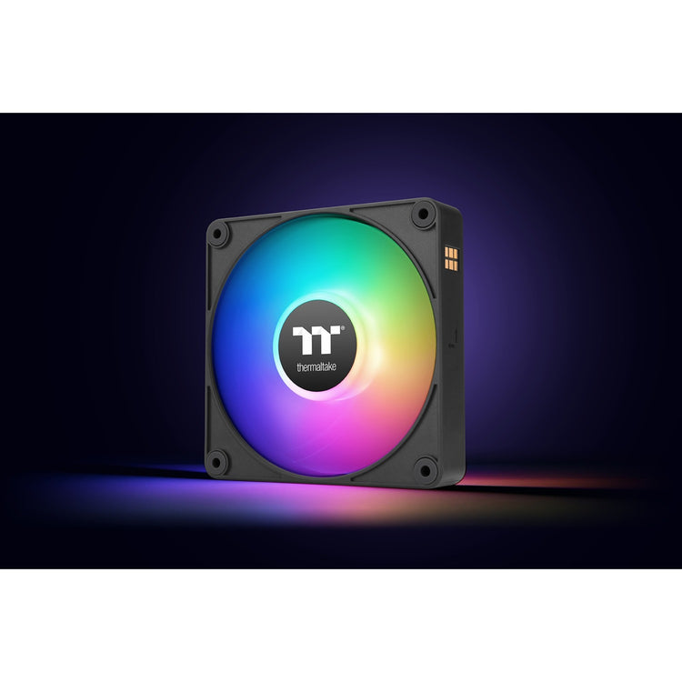 Thermaltake CT120 EX Reverse Arbb Sync PC-Lüfter (3-Fan-Pack) Gehäuselüfter (schwarz, 3 Stück, 120 x 120 x 25 mm, PWM)