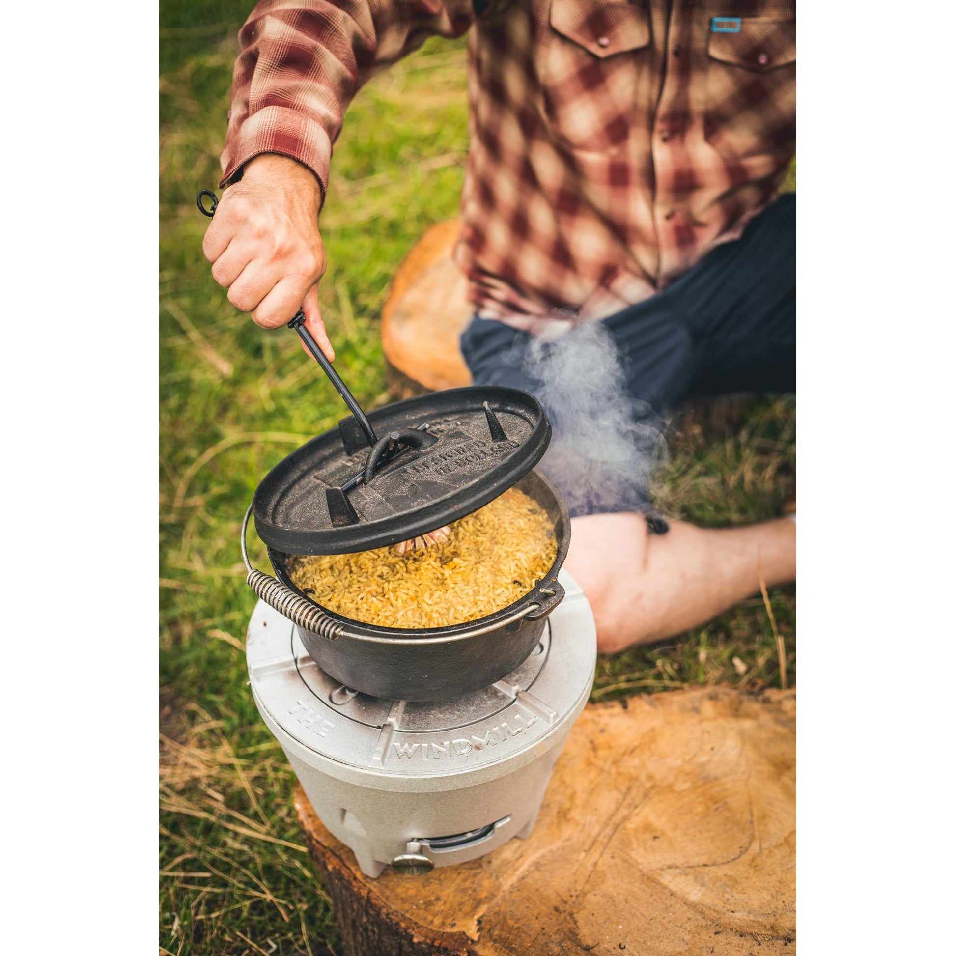 The Windmill Dutch Oven 4,5 qt Kochtopf (schwarz, ø 25,5 cm | 3,8 Liter)