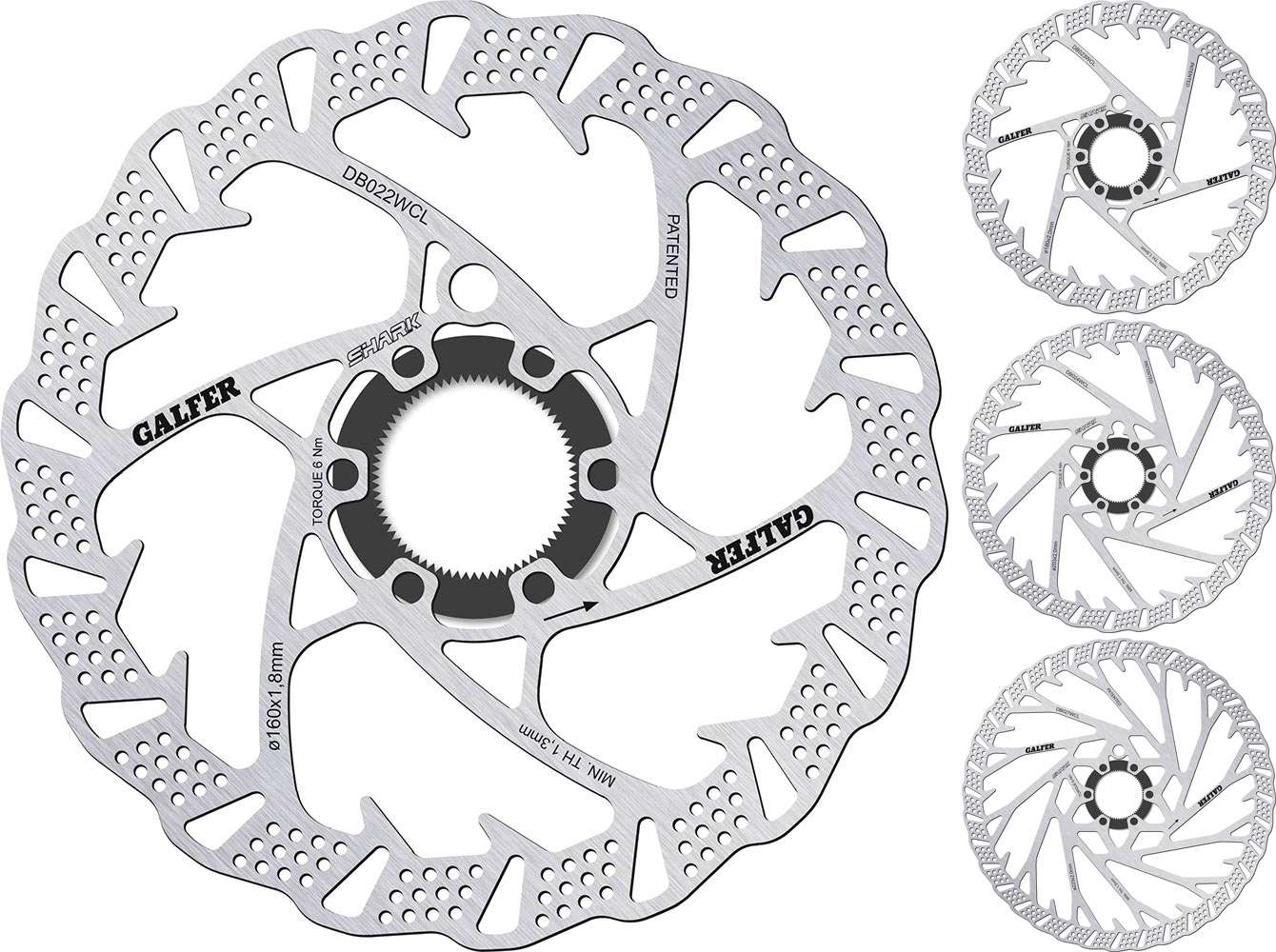 Galfer Bike Shark® MTB Centerlock-Scheibenrotor