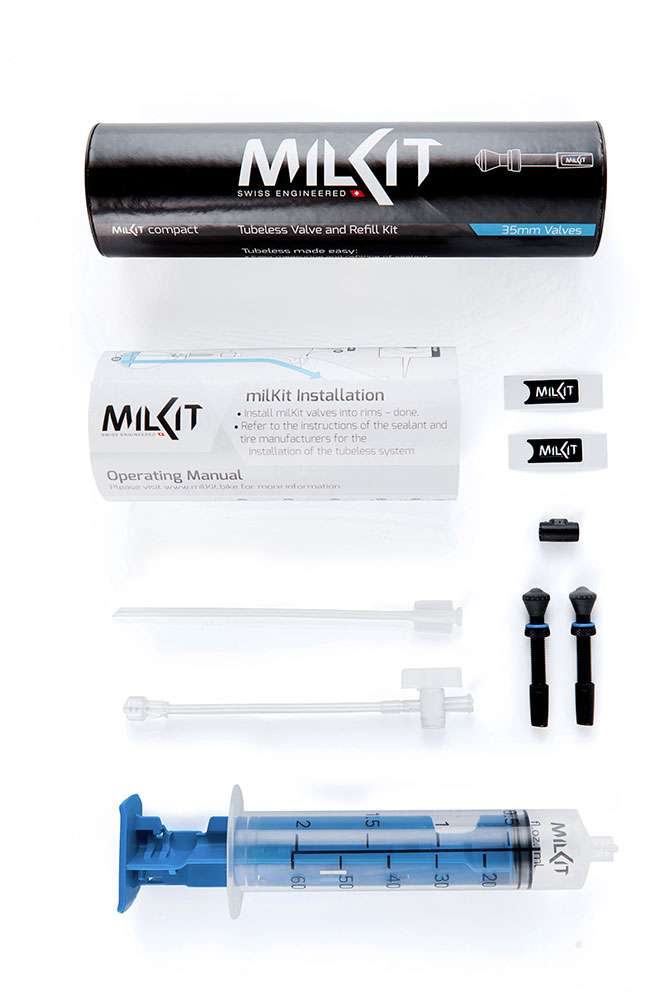 Kompaktes Tubeless-Kit von Milkit