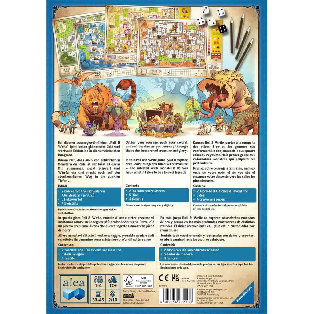 Ravensburger Dungeons, Würfel und Gefahr