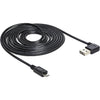 Delock USB 2.0 Männlich links rechts> Micro-B, 3M