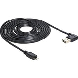 Delock USB 2.0 Männlich links rechts> Micro-B, 3M - afbeelding 2