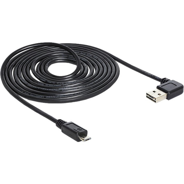Delock USB 2.0 Männlich links rechts> Micro-B, 3M