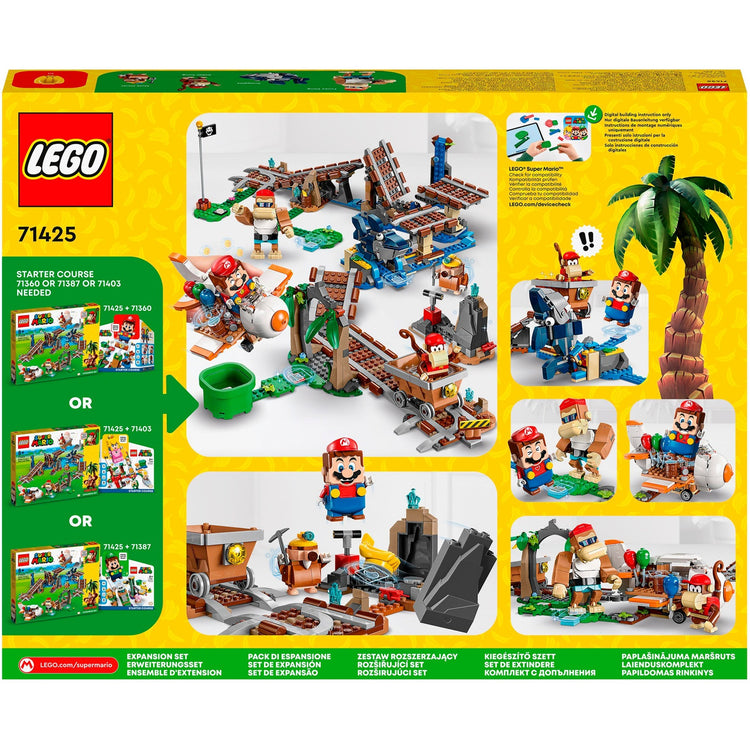 Lego Super Mario Erweiterungsset: Diddy Kong's Mine Cart Ride Konstruktionsspielzeug (71425)