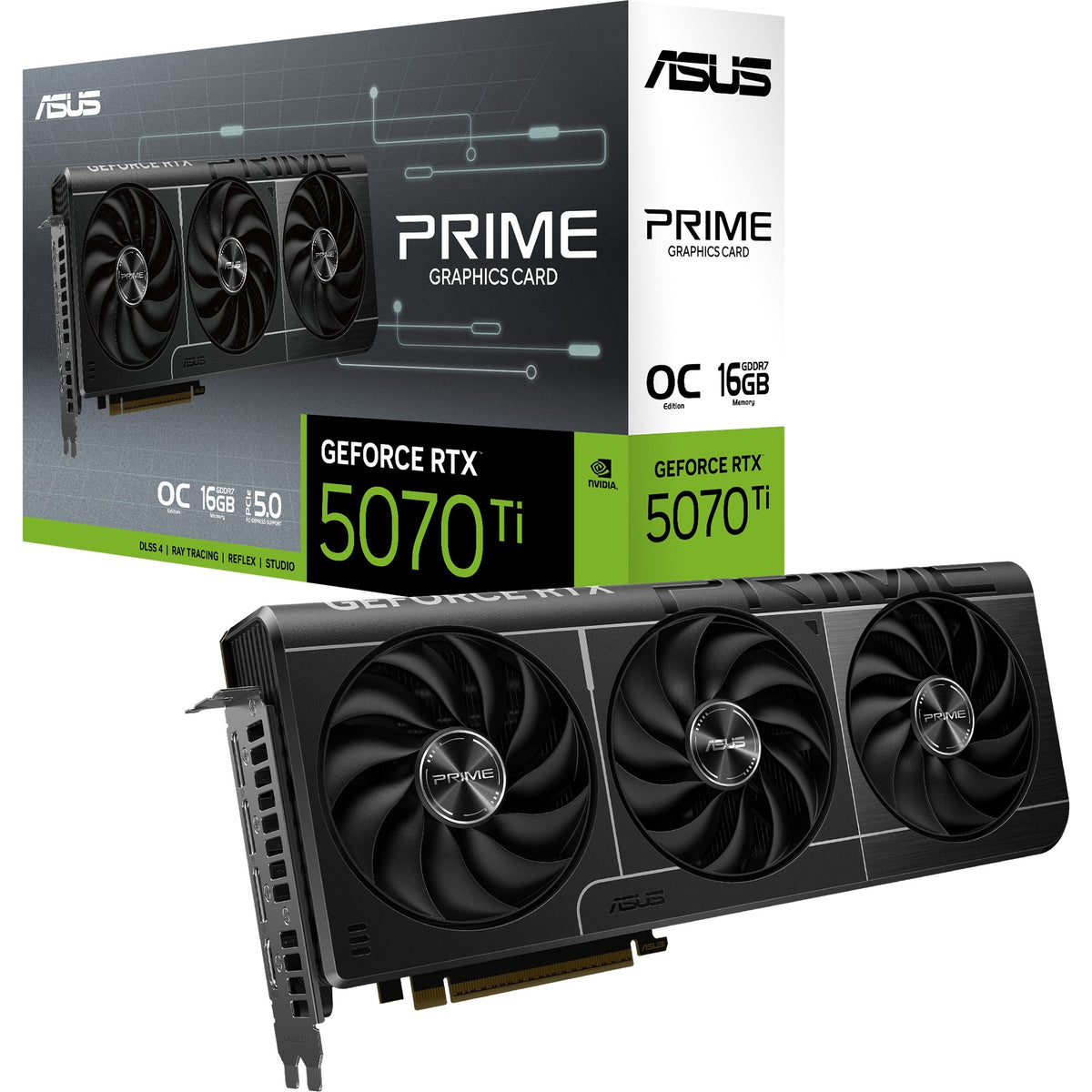 Asus Prime GeForce RTX 5070 Ti OC 16G Grafikkarte (3x Display Port, 1x HDMI)