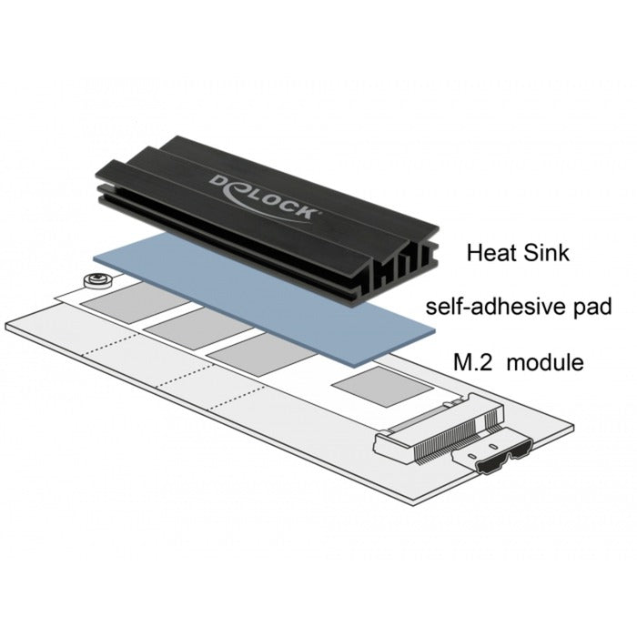 Delock Heatkolben 70 mm für das M.2 -Modul