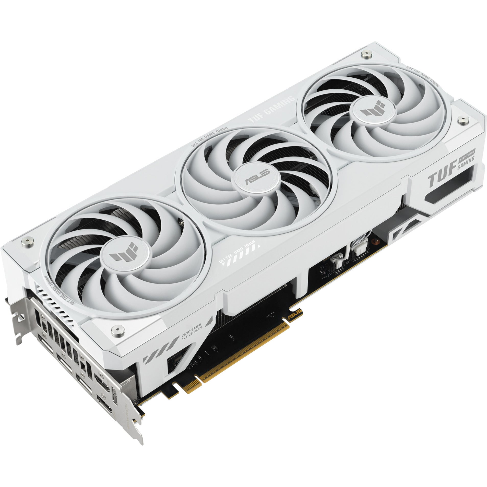Asus TUF Gaming Geforce RTX 5070 Ti OC weiße Grafikkarte (weiß, 3x Display Port, 2x HDMI, DLSS 4)