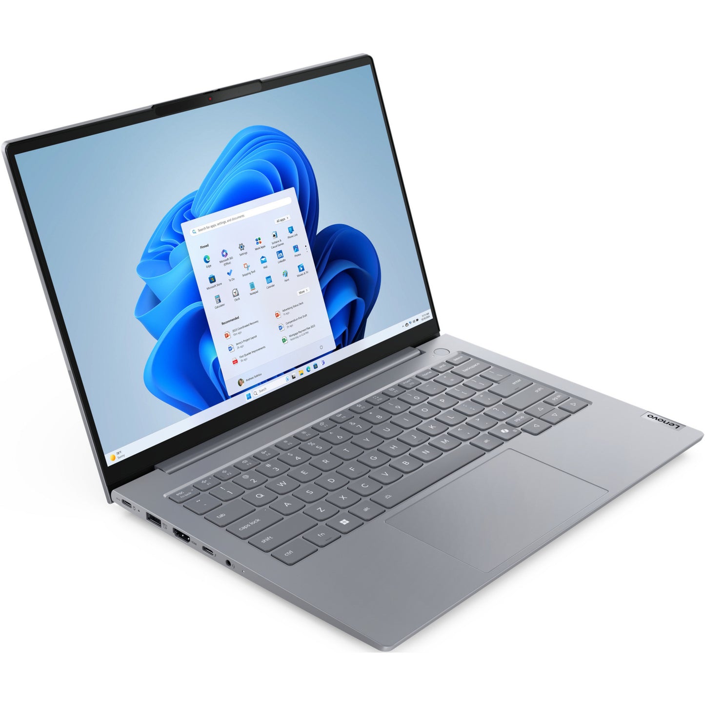 Lenovo thinkbook 14 g8 irl (21sg008pmh) 14 Laptop (grau | Core 7 240h | Intel-Grafik | 16 GB | 512 GB SSD)