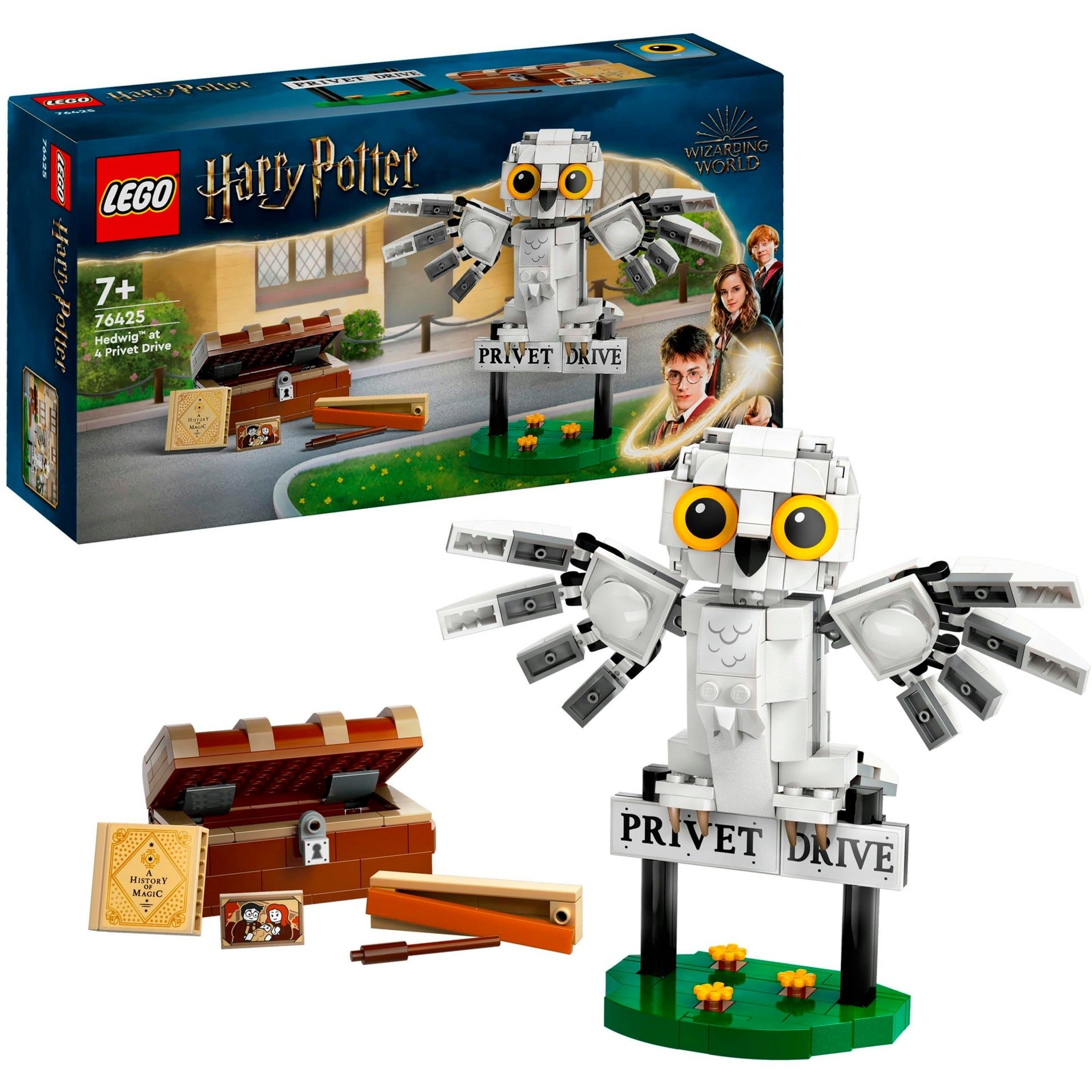 LEGO 76425 Harry Potter Hedwig in Ligusterlaan 4