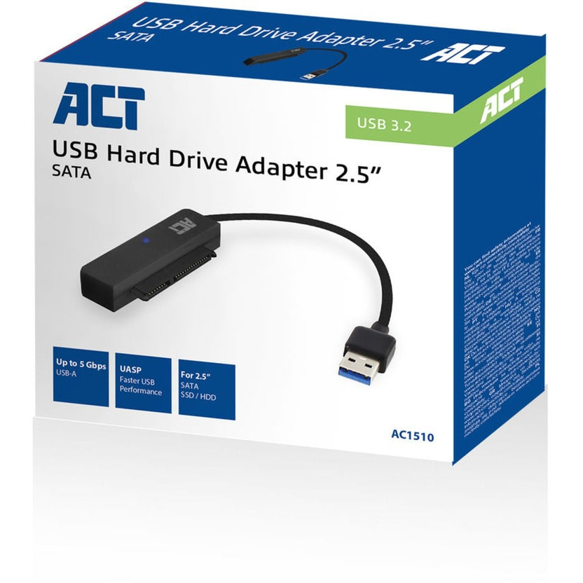 ACT -Konnektivitäts -USB -Adapterkabel auf 2.5 SATA HDD SSD
