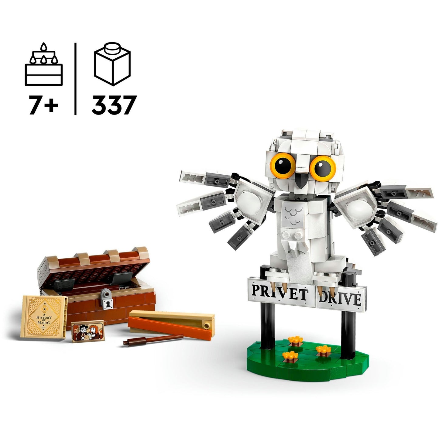 LEGO 76425 Harry Potter Hedwig in Ligusterlaan 4