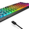 Lenovo Legion K510 Mini Pro RGB mechanische Gaming-Tastatur (schwarz, US-Layout (QWERTZ), 75 %, brauner Schalter, Hot-Swap, USB)
