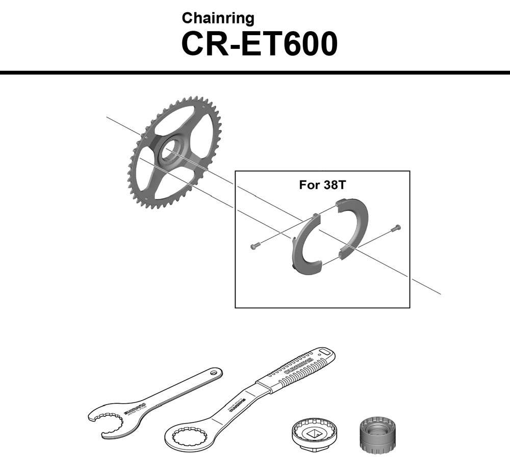 Shimano Steps CR-ET600 Kettenblatt