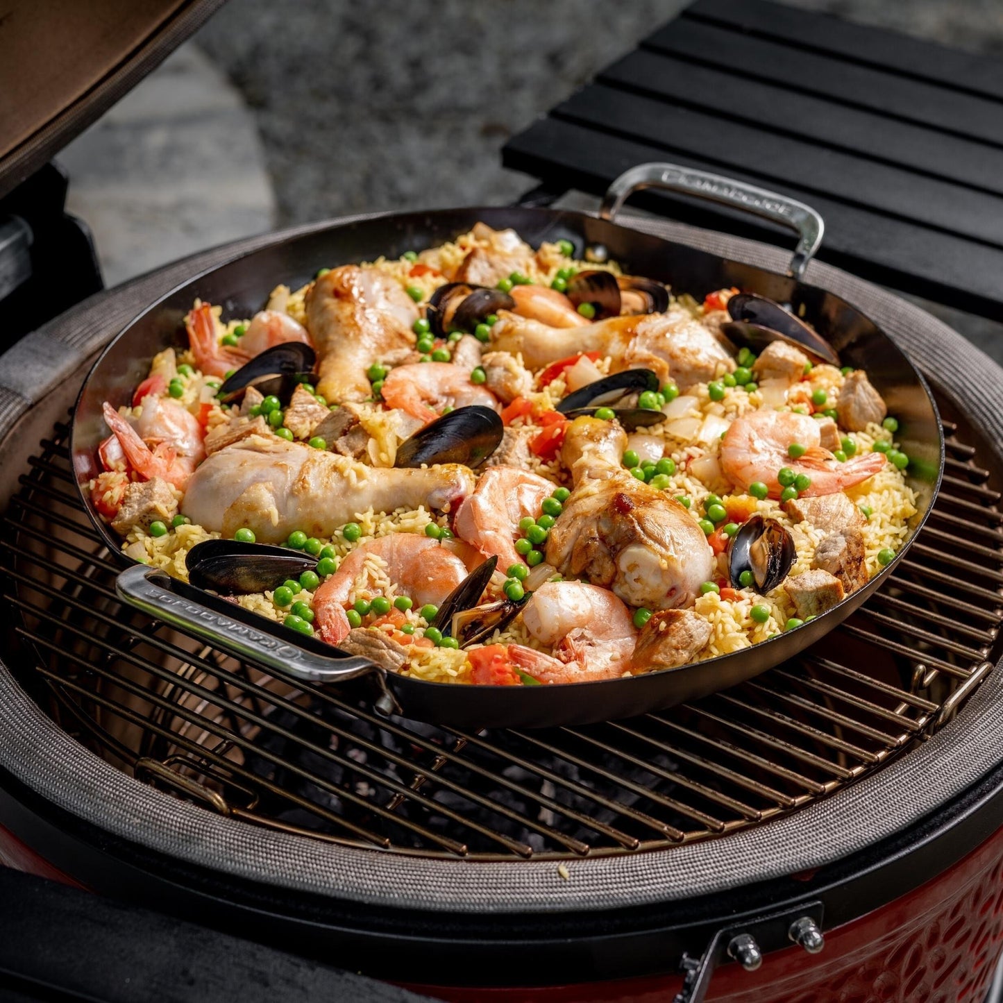 Kamado Joe Pork Paella Pan