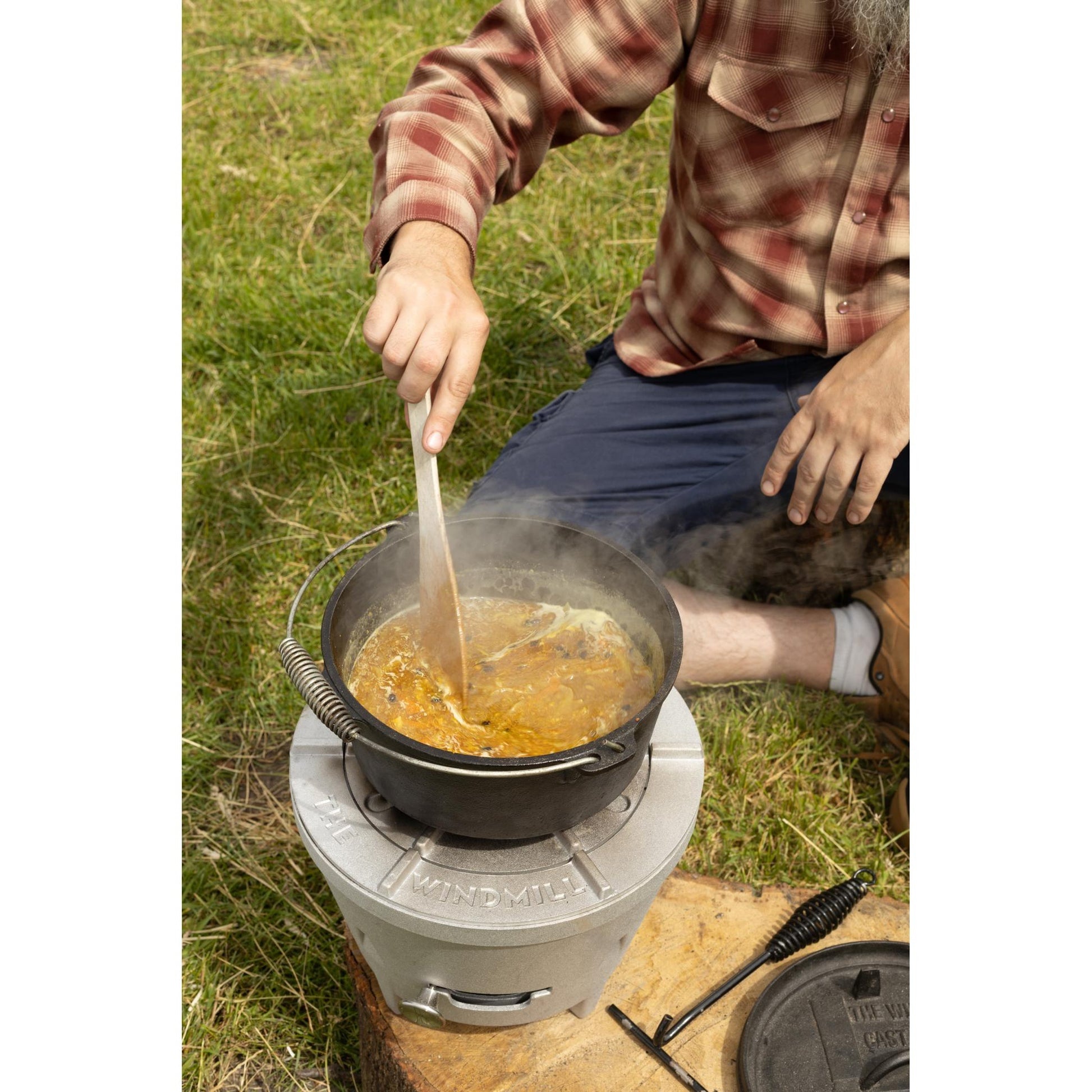 The Windmill Dutch Oven 4,5 qt Kochtopf (schwarz, ø 25,5 cm | 3,8 Liter)