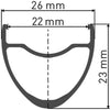 Dt Swiss ER 1600 Spline® 28 23 mm Scheiben-Hinterrad