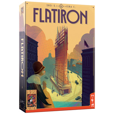 999Games 999 Games Flatiron Brettspiel (niederländisch, 1 - 2 Spieler, 45 Minuten, ab 12 Jahren)