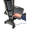 Ergotron Neo-Flex Mobile Media Center UHD-Basis (schwarz)