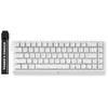 Mchose Ace 68 Hall-Effekt-Magnetschalter-Gaming-Tastatur (weiß, US-Layout, Ice Rhino Magnetic, 60 %, RGB, Hot-Swap, USB-C, Hall-Effekt-Sensor)