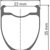DT Swiss CRC 1400 Spline® 28 Vorderrad
