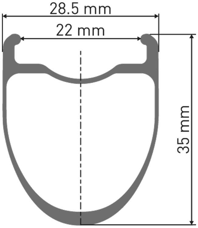 DT Swiss CRC 1400 Spline® 28 Vorderrad